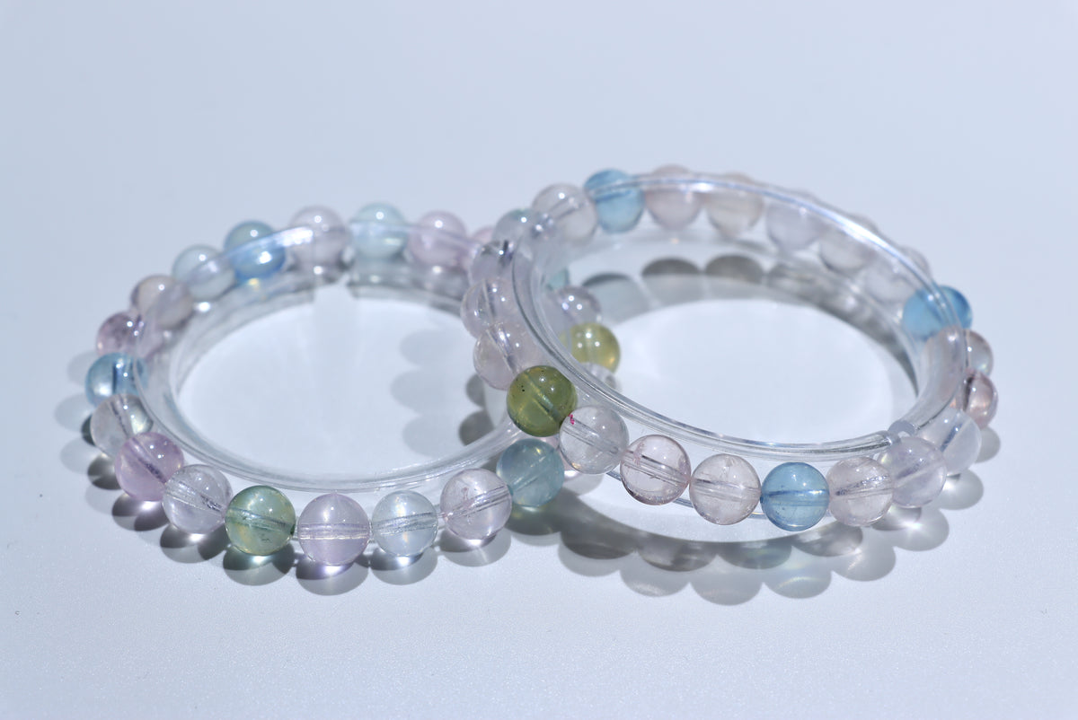 Morganite Crystal Bracelet