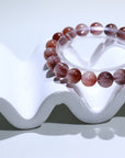 Red Rutile Crystal Bracelet