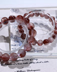 Red Rutile Crystal Bracelet