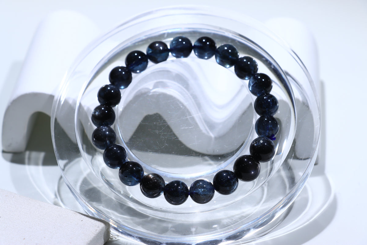 Devil aquamarine Crystal Bracelet