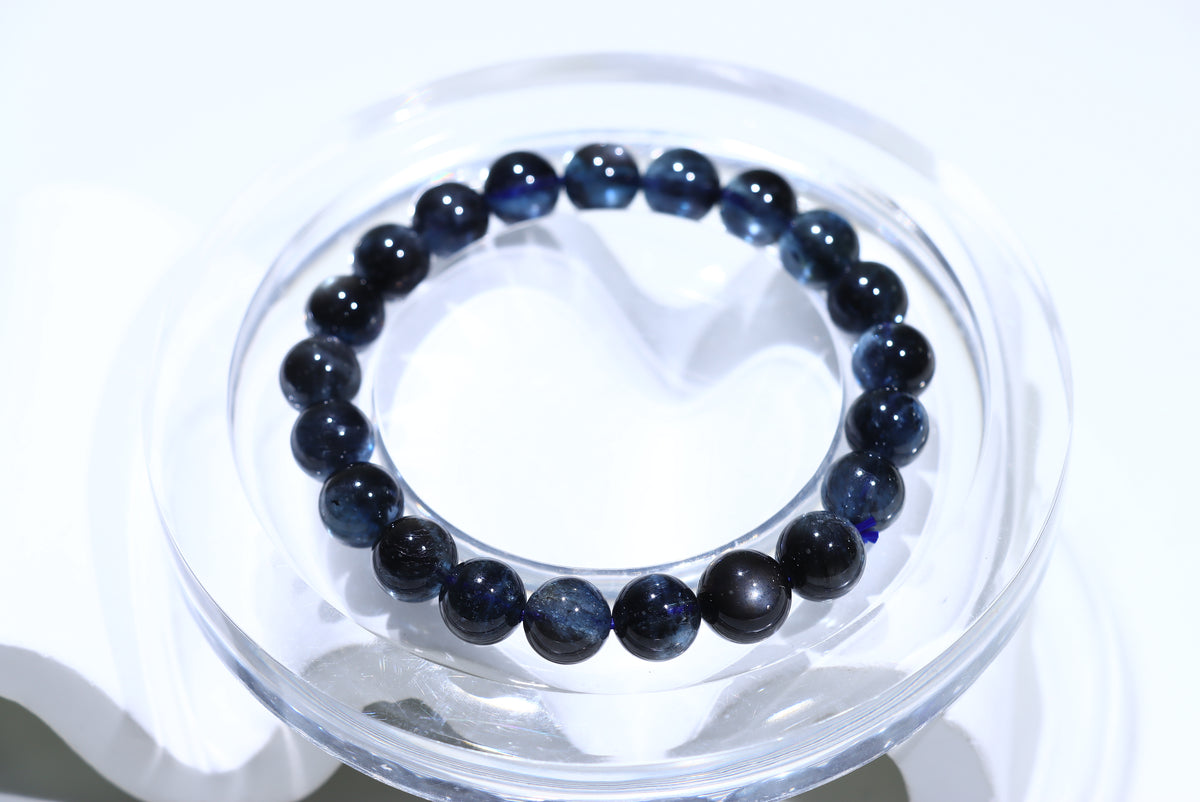 Devil aquamarine Crystal Bracelet