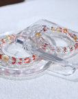 Fire Quartz Crystal Bracelet