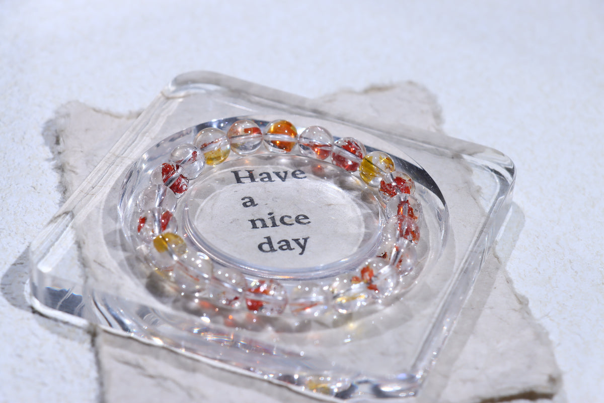 Fire Quartz Crystal Bracelet