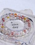 Fire Quartz Crystal Bracelet