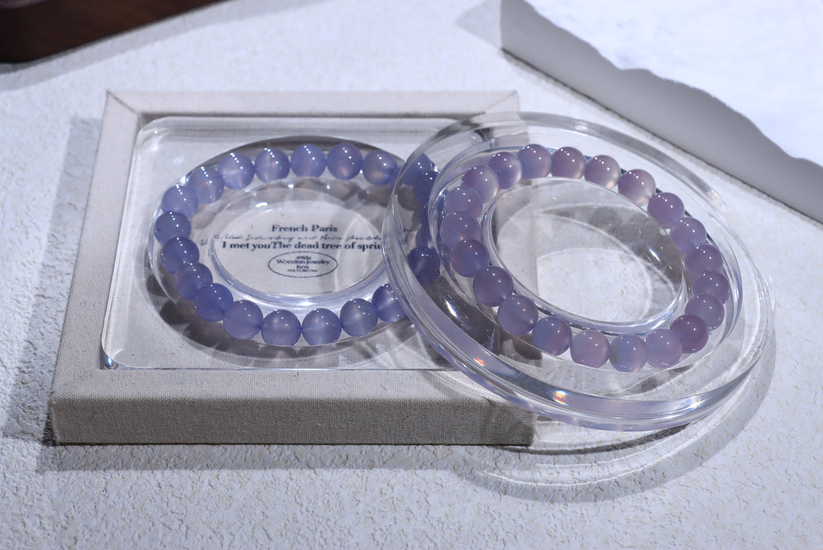 Bluechalcedony Crystal Bracelet