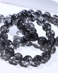 Black Rutile Crystal Bracelet