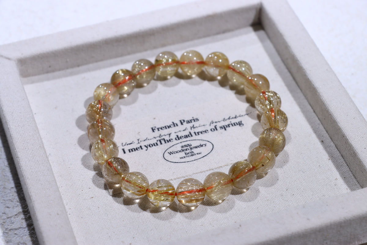 Titanium Crystal Bracelet