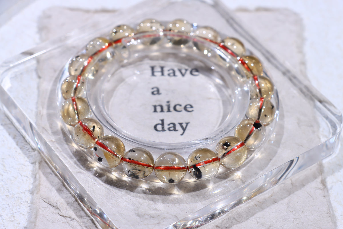 Citrine Urchin Crystal Bracelet