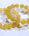 Beeswax Amber Crystal Bracelet