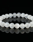 White Selenite Bracelet - Dou_Crystal jewelry