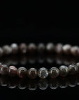 Silver Obsidian Crystal Bracelet - Dou_Crystal jewelry
