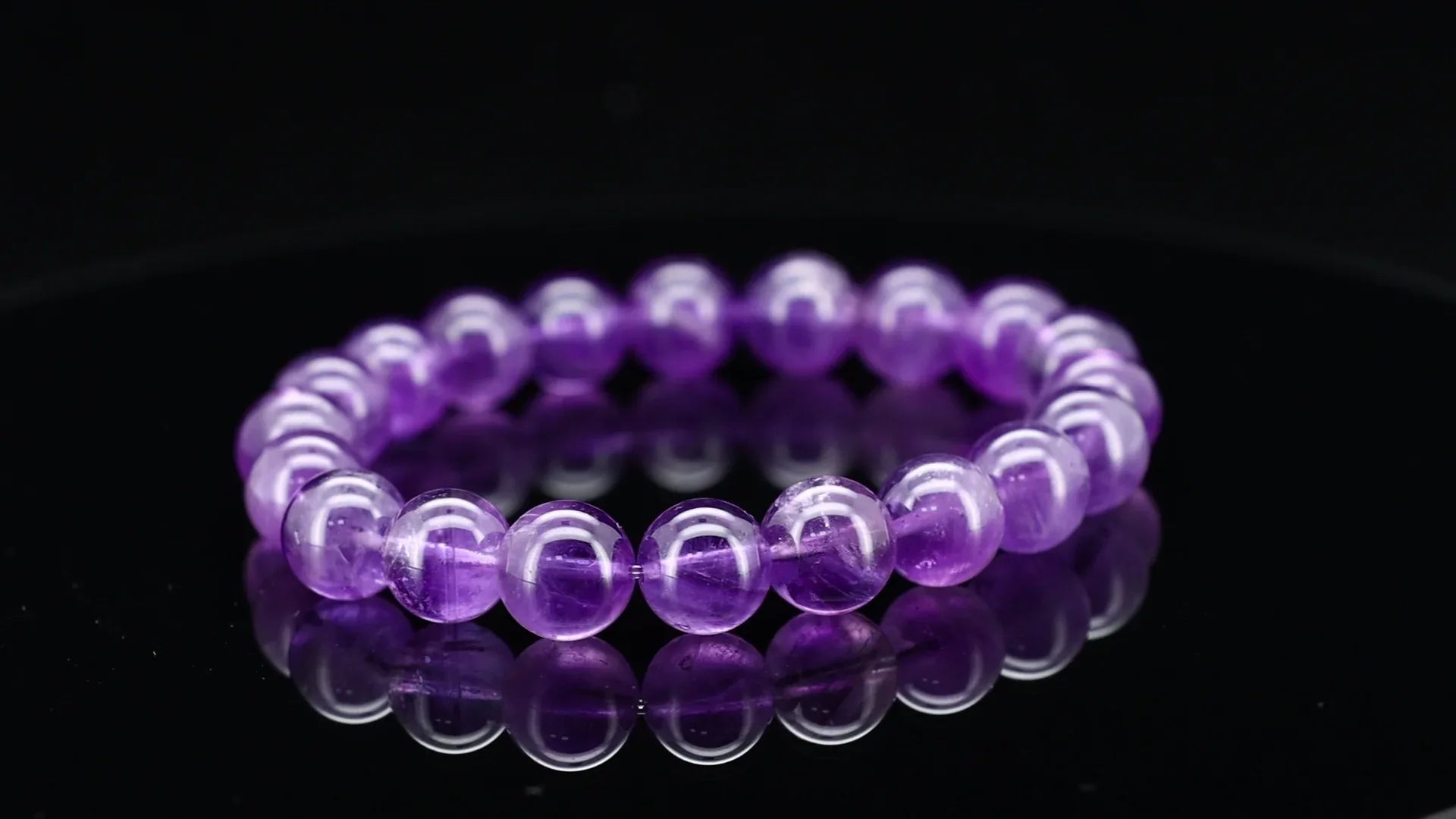 Amethyst Crystal Bracelet - Dou_Crystal jewelry